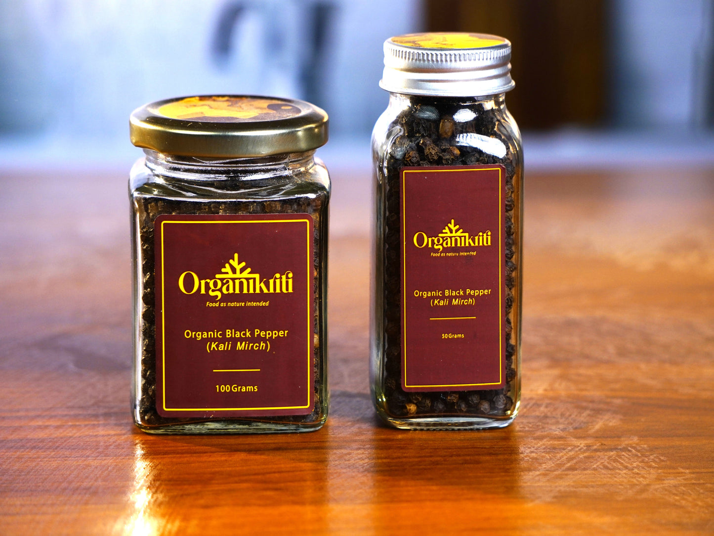 Organic Black Pepper kernels (Kali mirch)