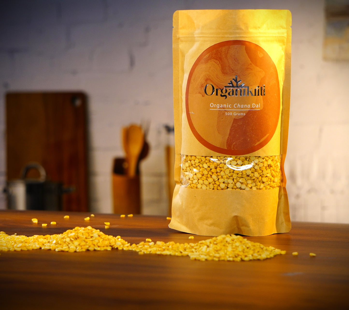 Organic Chana family - Kala chana, Chana dal, Kabuli chana (1 Kg each)