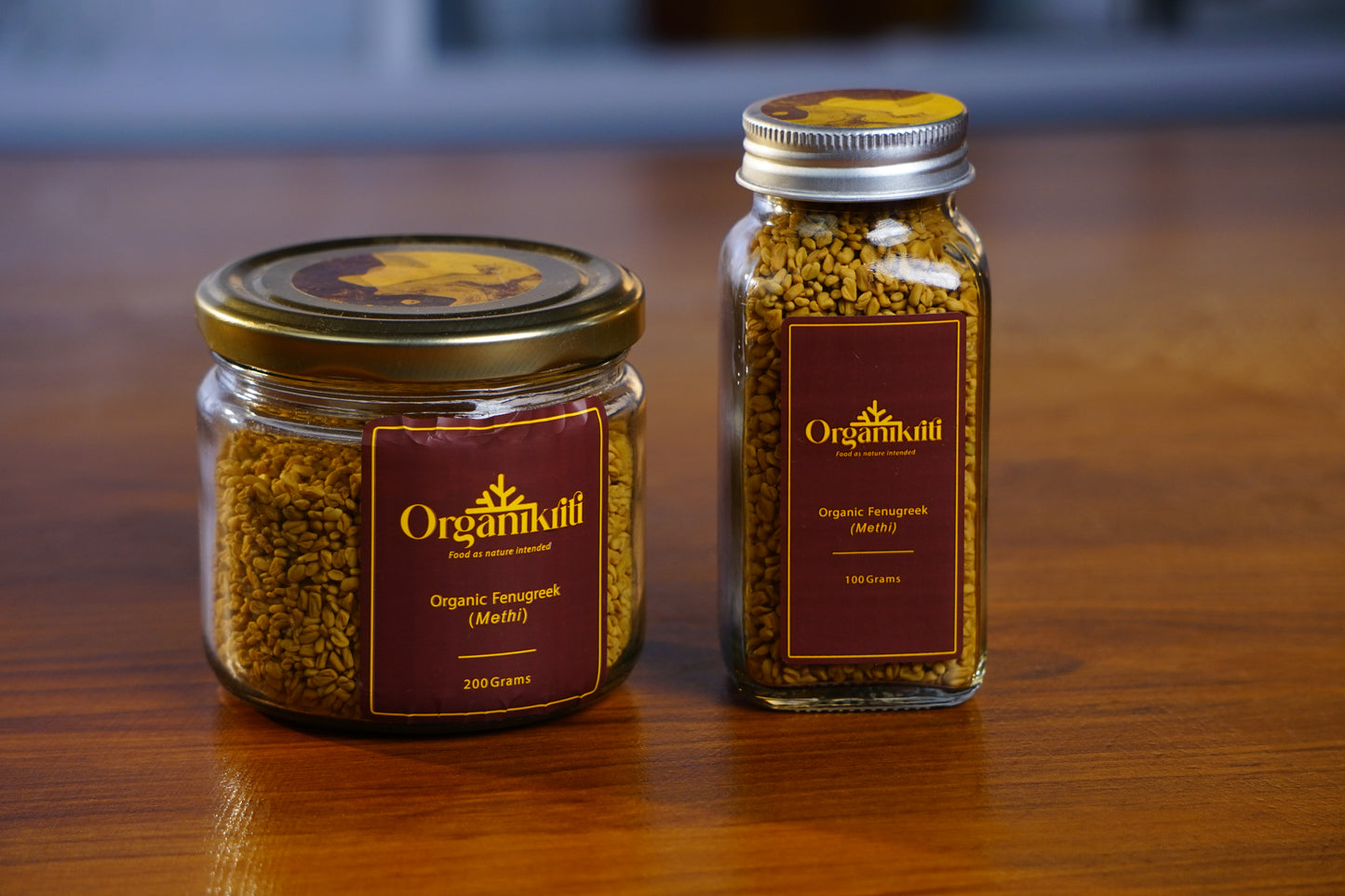 Organikriti Gift pack - Organic Cloves, Pepper, Cumin, Red chilli powder and Fenugreek