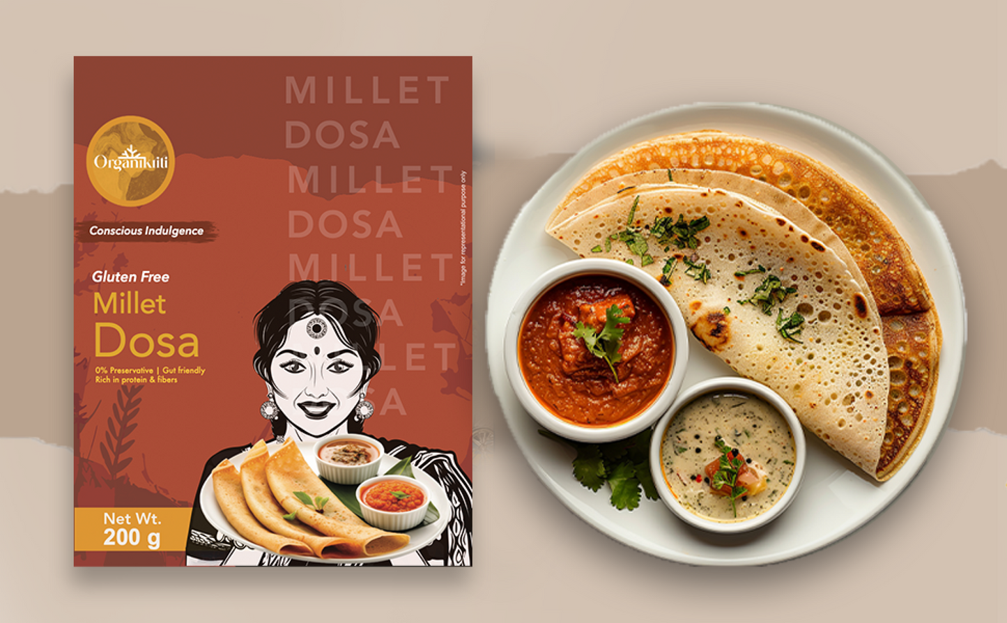 Sprouted Millet Dosa Mix