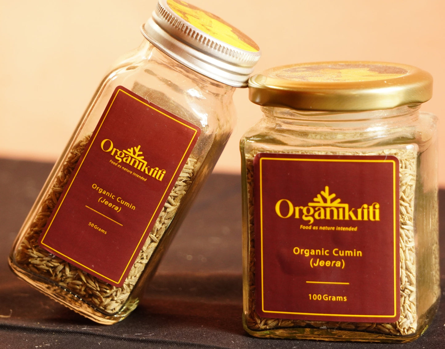 Organikriti Gift pack - Organic Cloves, Pepper, Cumin, Red chilli powder and Fenugreek