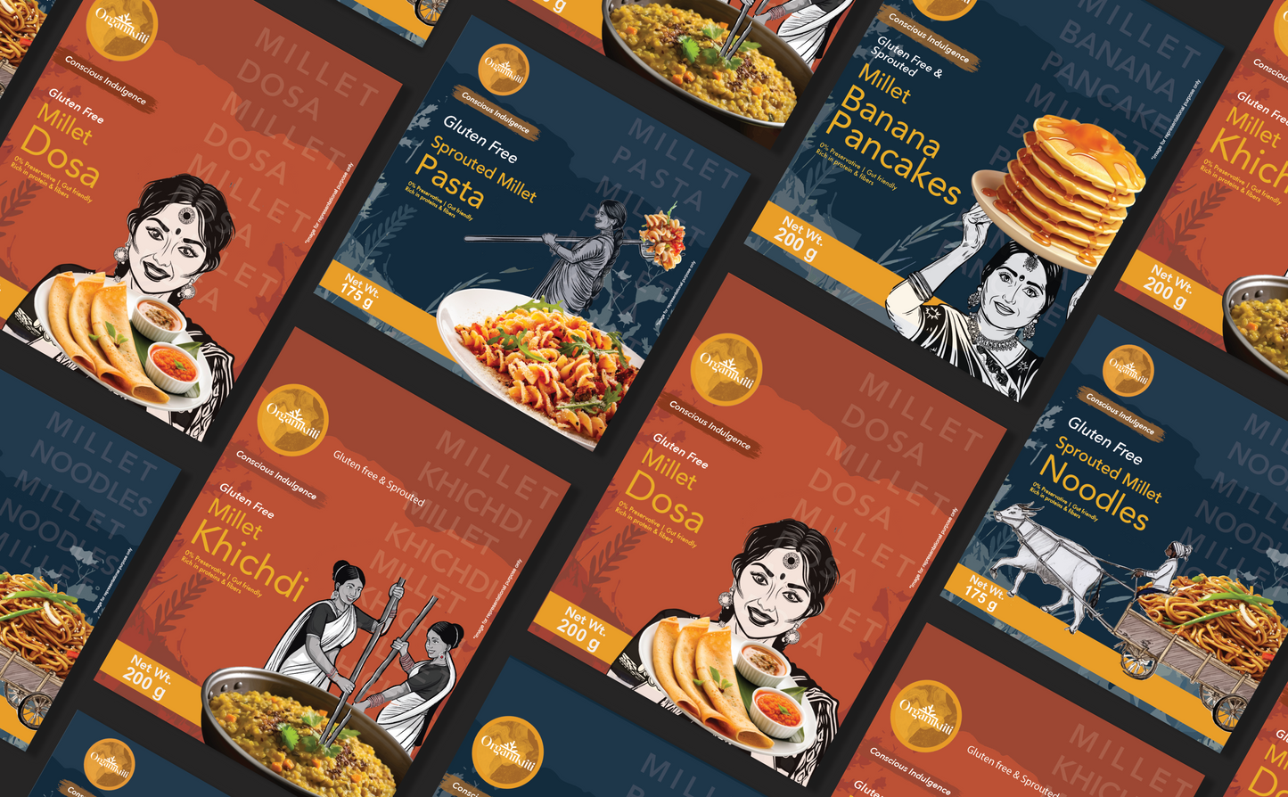 Sprouted Millet Khichdi