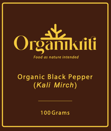 Organic Black Pepper kernels (Kali mirch)