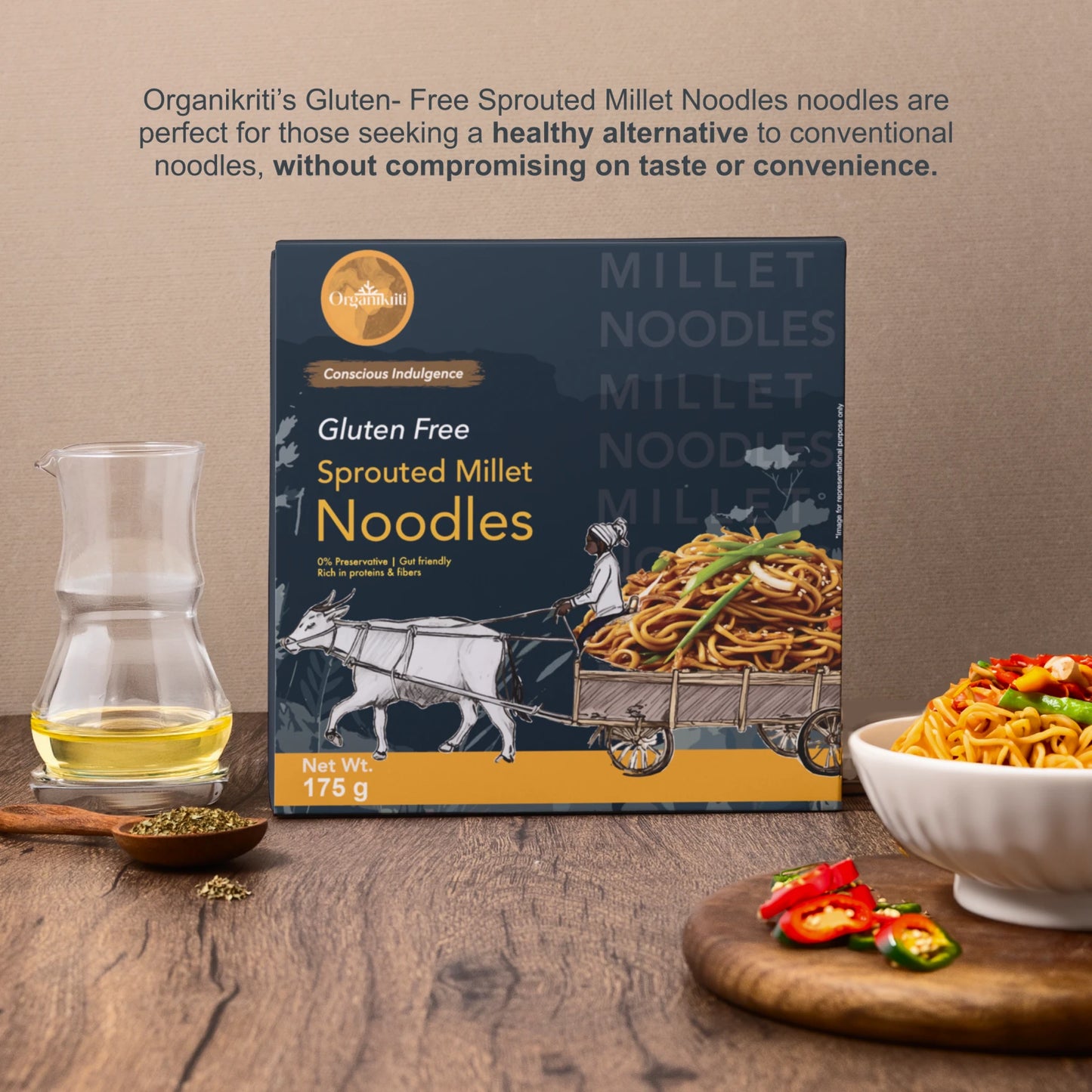 Sprouted Millet Combo Pack: Noodles & Pasta (Gluten-Free)