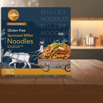 Sprouted Millet Noodles - Pack of 2 (Gluten-Free)