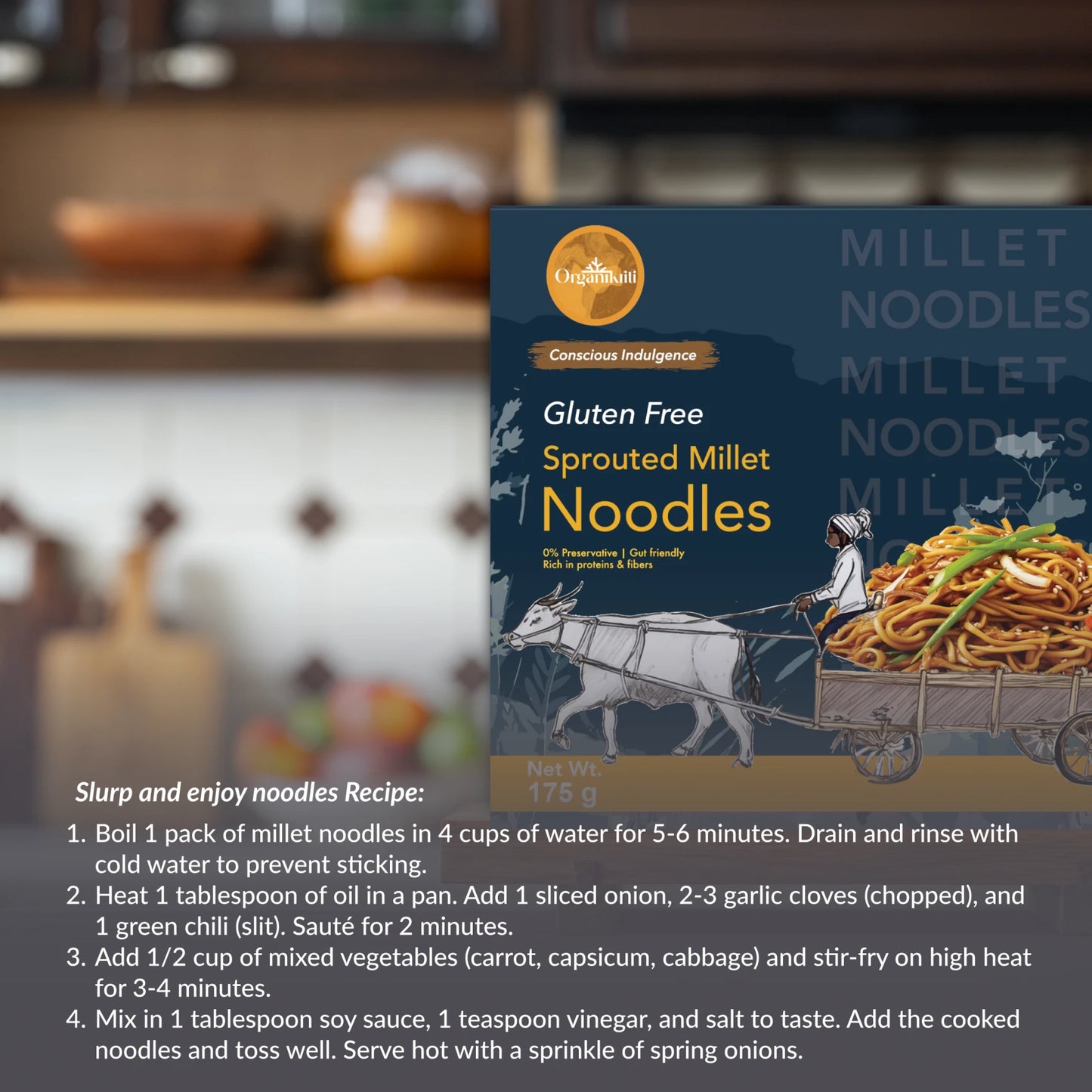 Sprouted Millet Combo Pack: Noodles & Pasta (Gluten-Free)