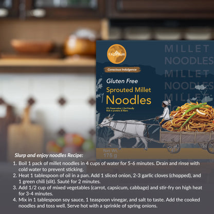 Sprouted Millet Combo Pack: Noodles & Pasta (Gluten-Free)