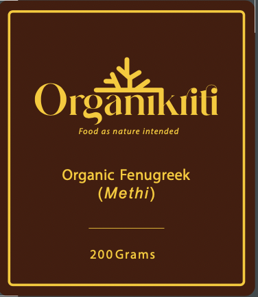 Organic Fenugreek (Methi)